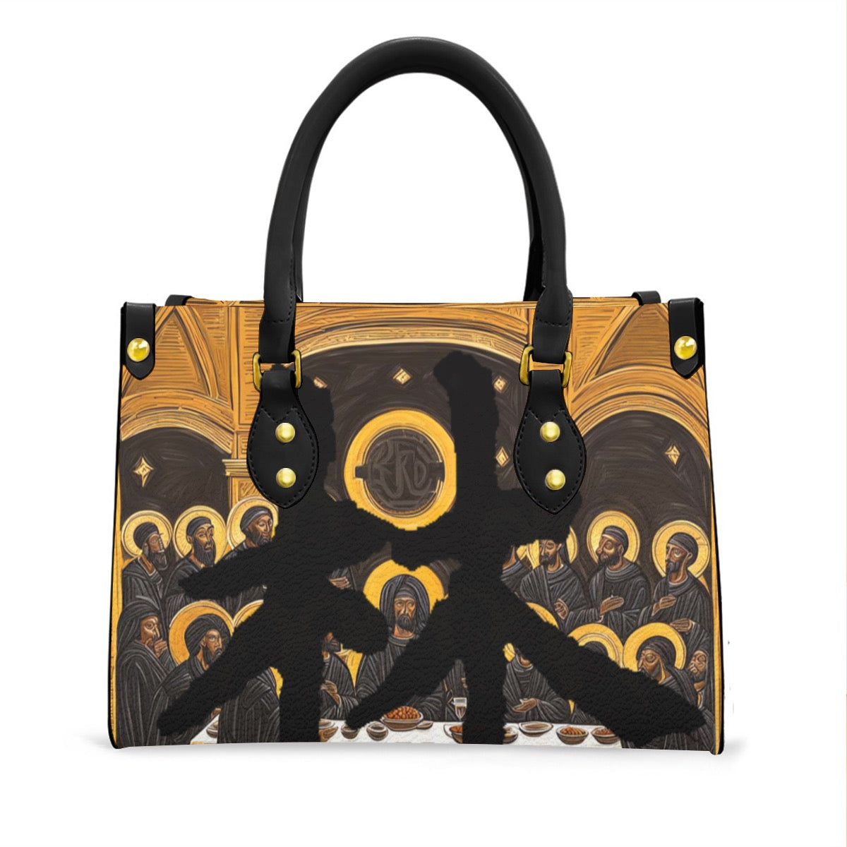 林 'The Black Supper' Tote Bag With Black Handle