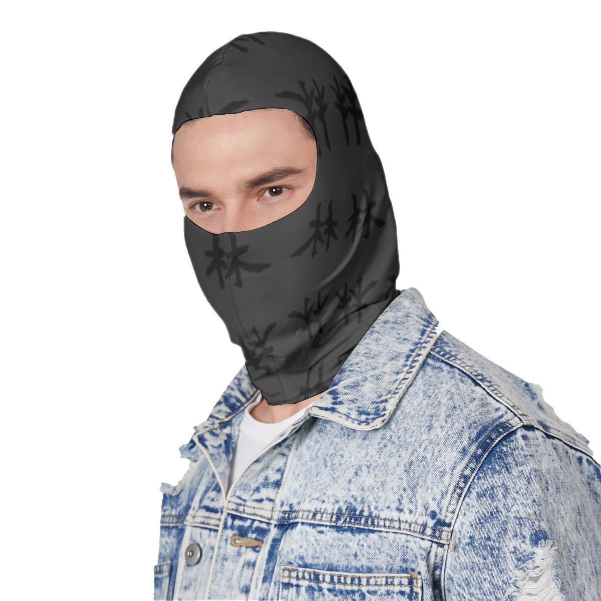 林 SHDW Print All-Over Print Balaclava Face Mask