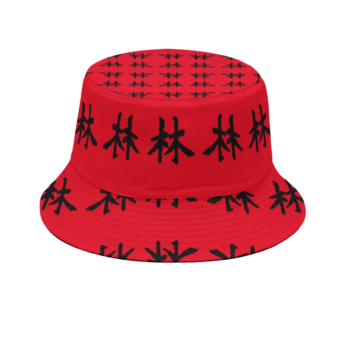 林 RED Ferno Print Bucket Hat