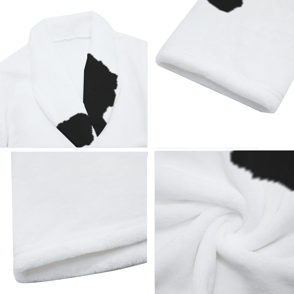林 Ferno Print Men's Borg Fleece Robe