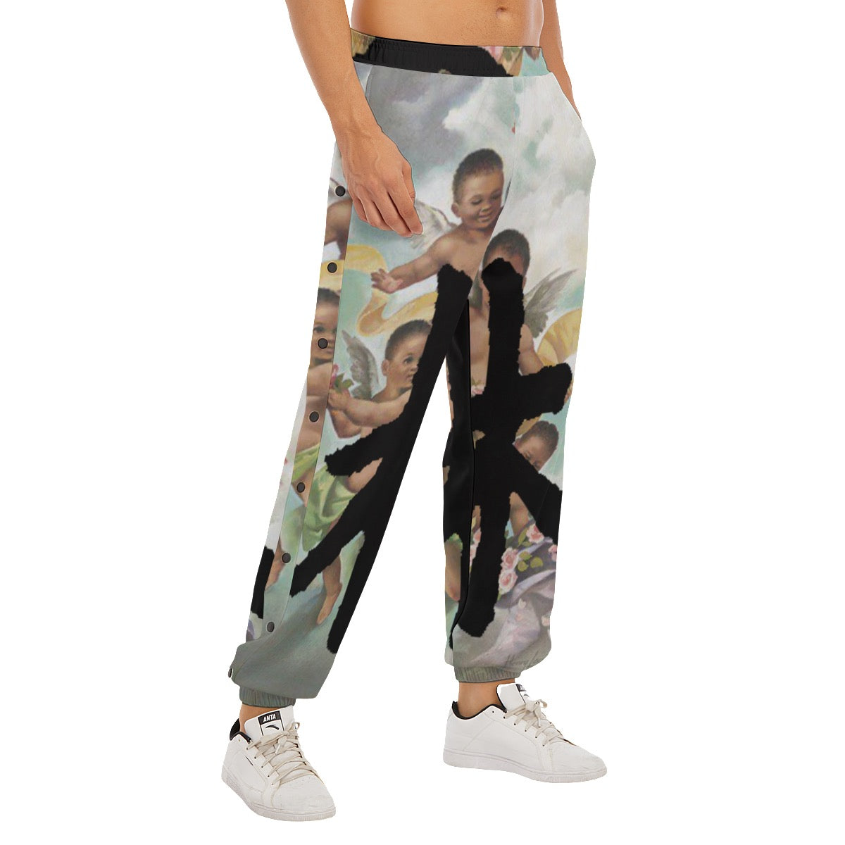 林 Guardian Angels Print Men's Basketball Sweatpants