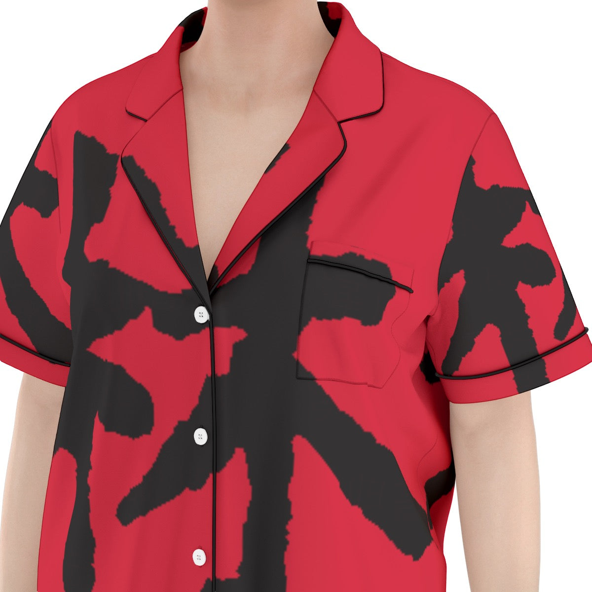林 RED Ferno Women's Trousers Pajamas Set