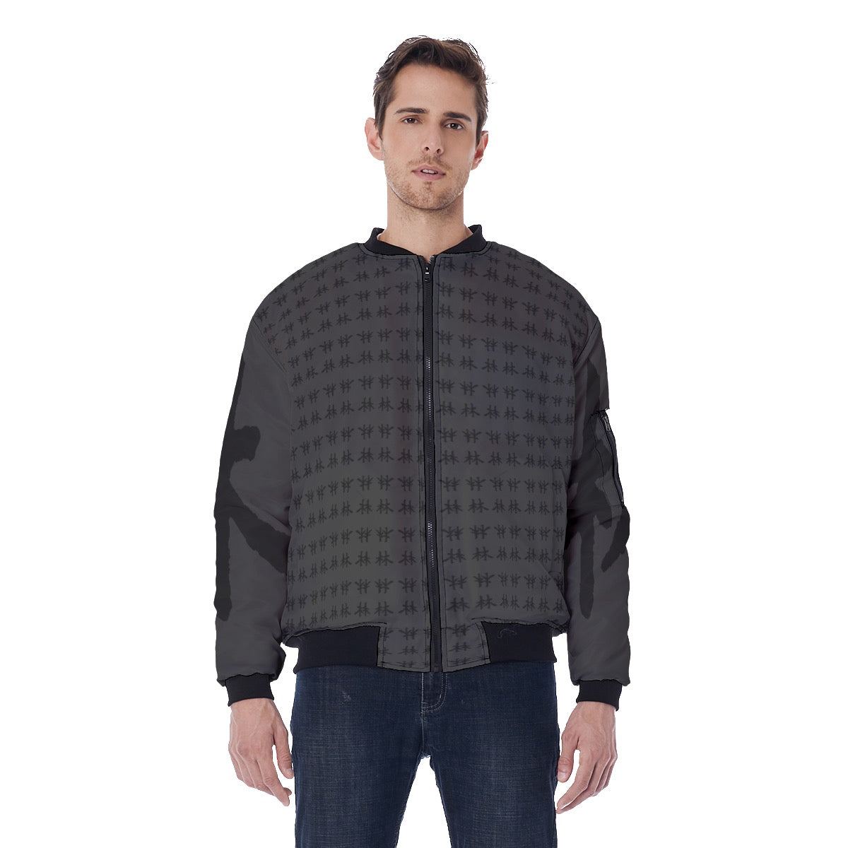 林 SHDW Print Men's Bomber Jacket