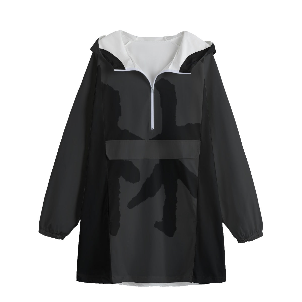 林 SHDW Unisex Windbreaker Long Jacket