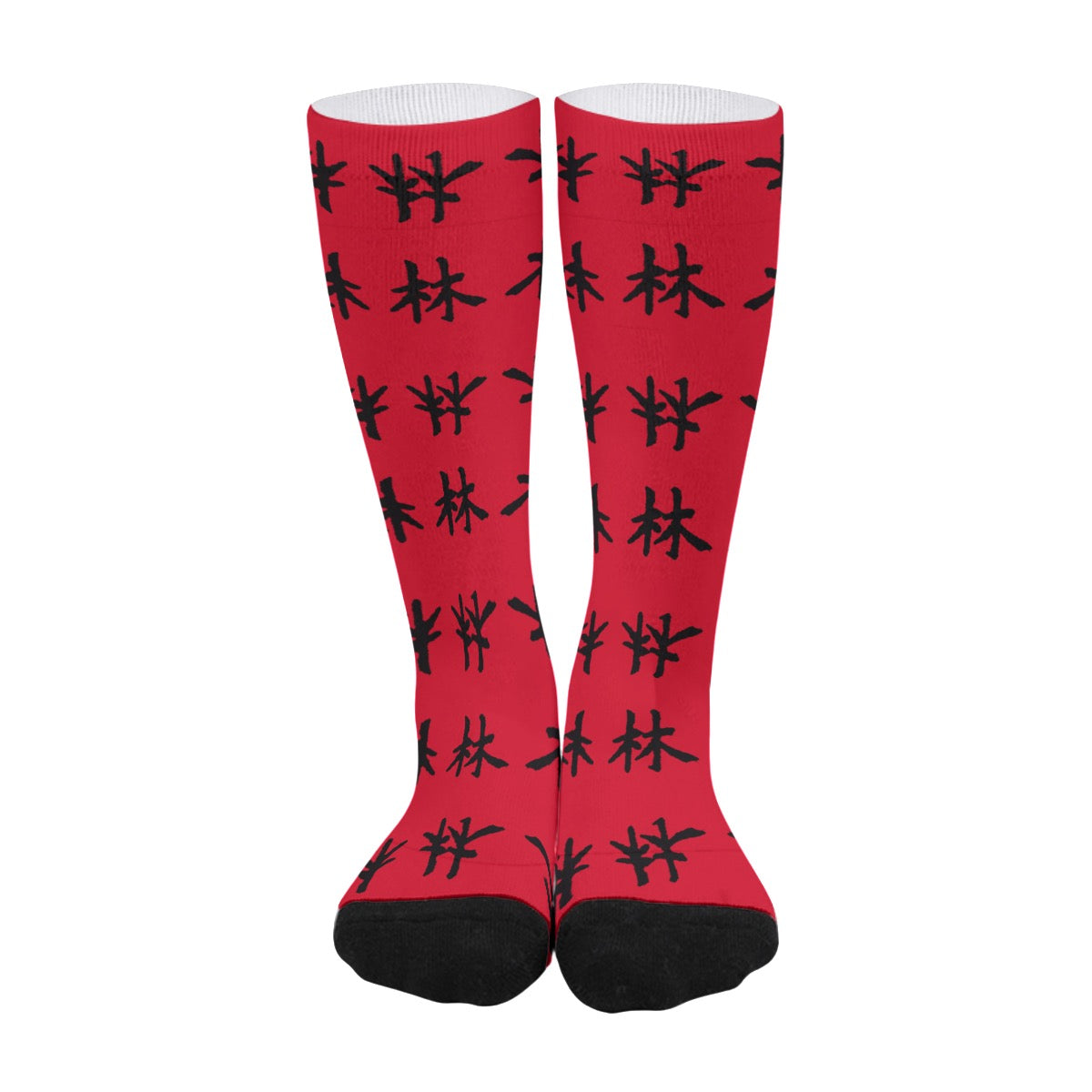 林 RED Ferno Print Long Socks