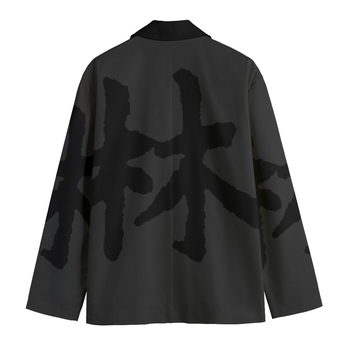 林 SHDW Men's Casual Flat Lapel Collar Blazer