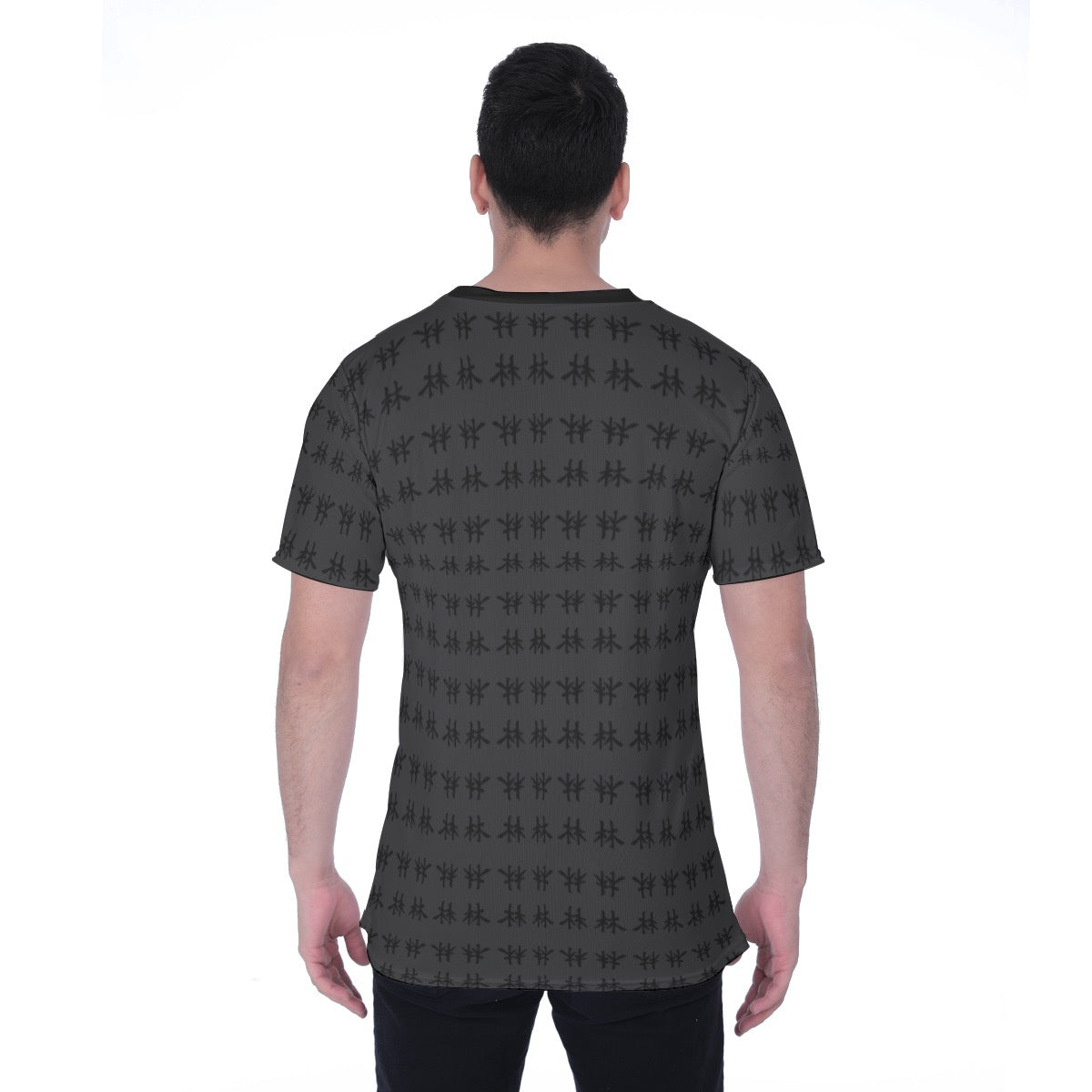 林 SHDW Print Men's T-shirt | Birdseye