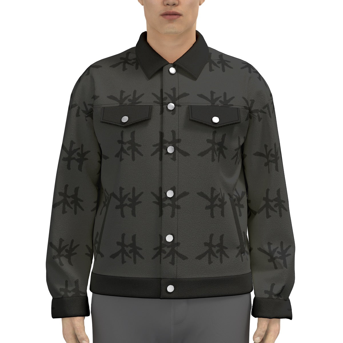林 SHDW Unisex Lapel Jacket | 245GSM Cotton