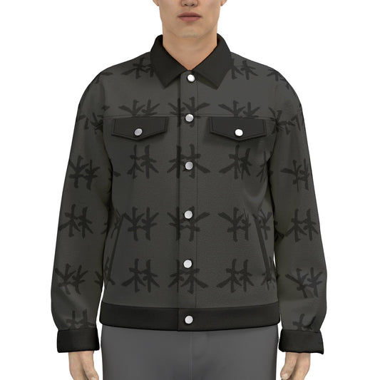 林 SHDW Unisex Lapel Jacket | 245GSM Cotton