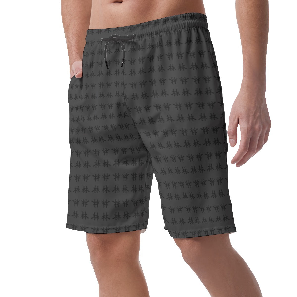 林 SHDW Print Men's Casual Short Pants