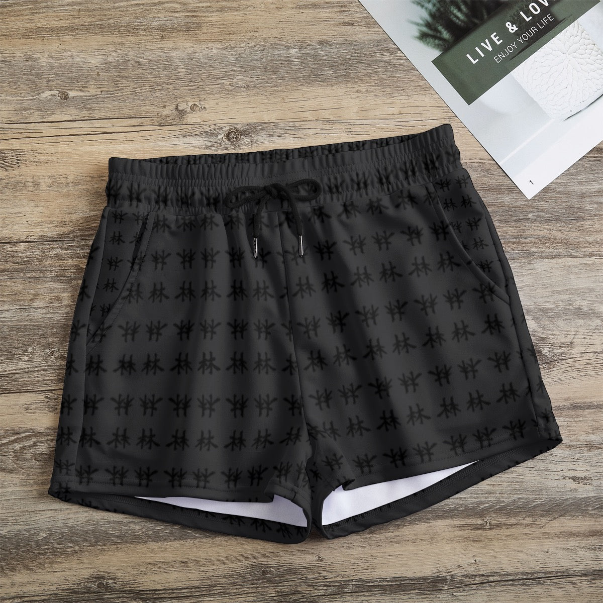 林 SHDW Print Women's Casual Shorts