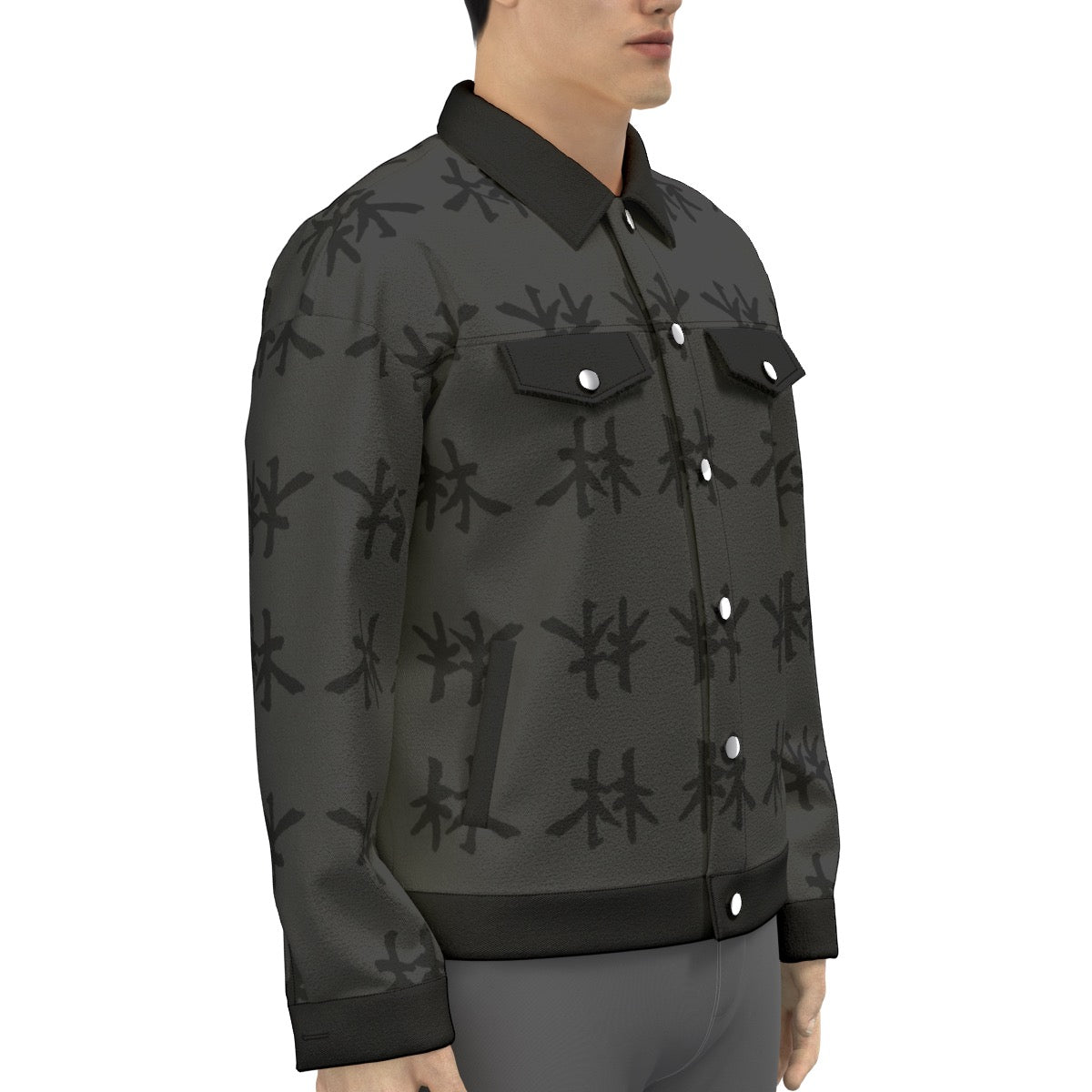 林 SHDW Unisex Lapel Jacket | 245GSM Cotton
