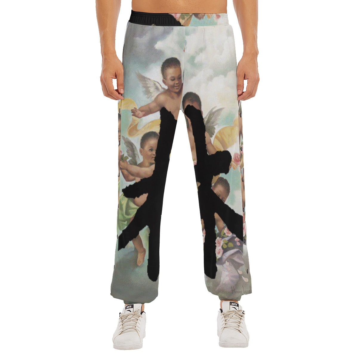 林 Guardian Angels Print Men's Basketball Sweatpants