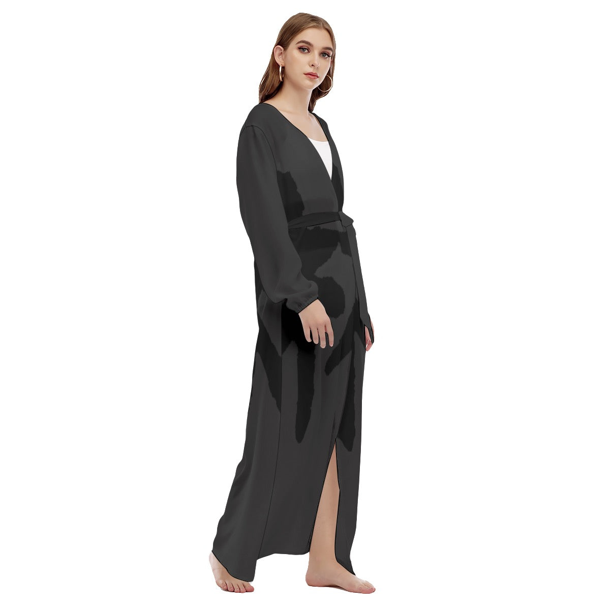 林 SHDW Print Women's Beach Robe