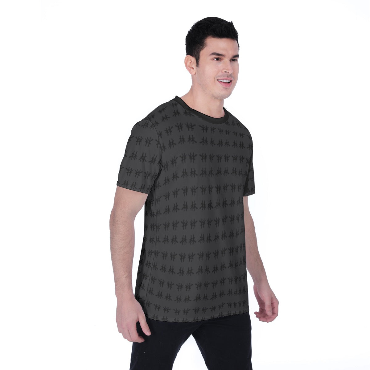 林 SHDW Print Men's T-shirt | Birdseye