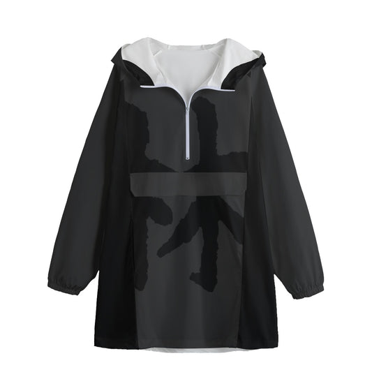 林 SHDW Unisex Windbreaker Long Jacket