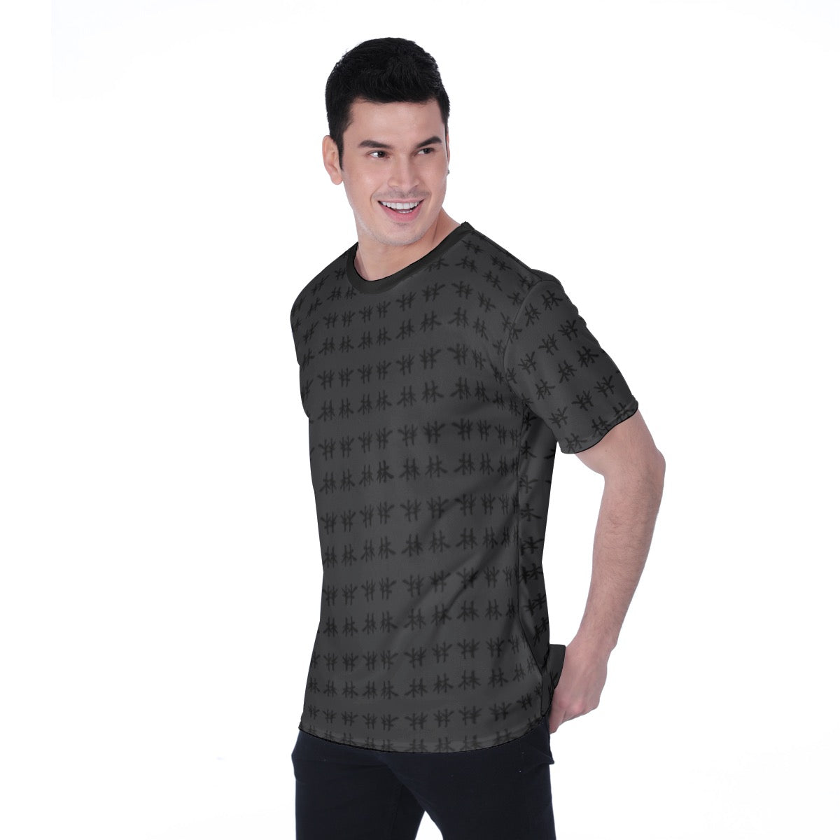 林 SHDW Print Men's T-shirt | Birdseye