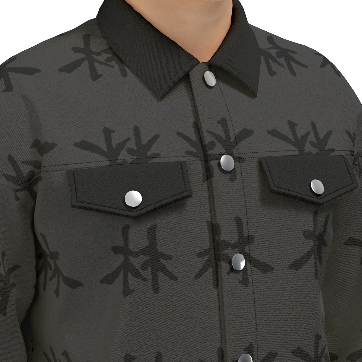 林 SHDW Unisex Lapel Jacket | 245GSM Cotton