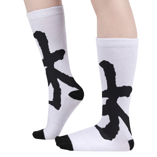 林 Ferno Print Long Socks