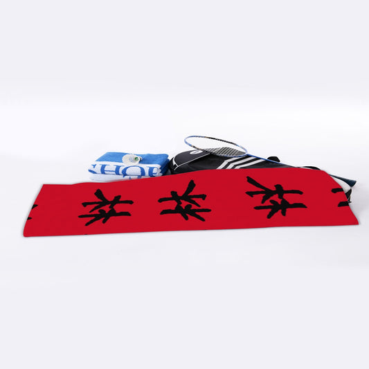 林 RED Ferno Print Cooling Sports Towel