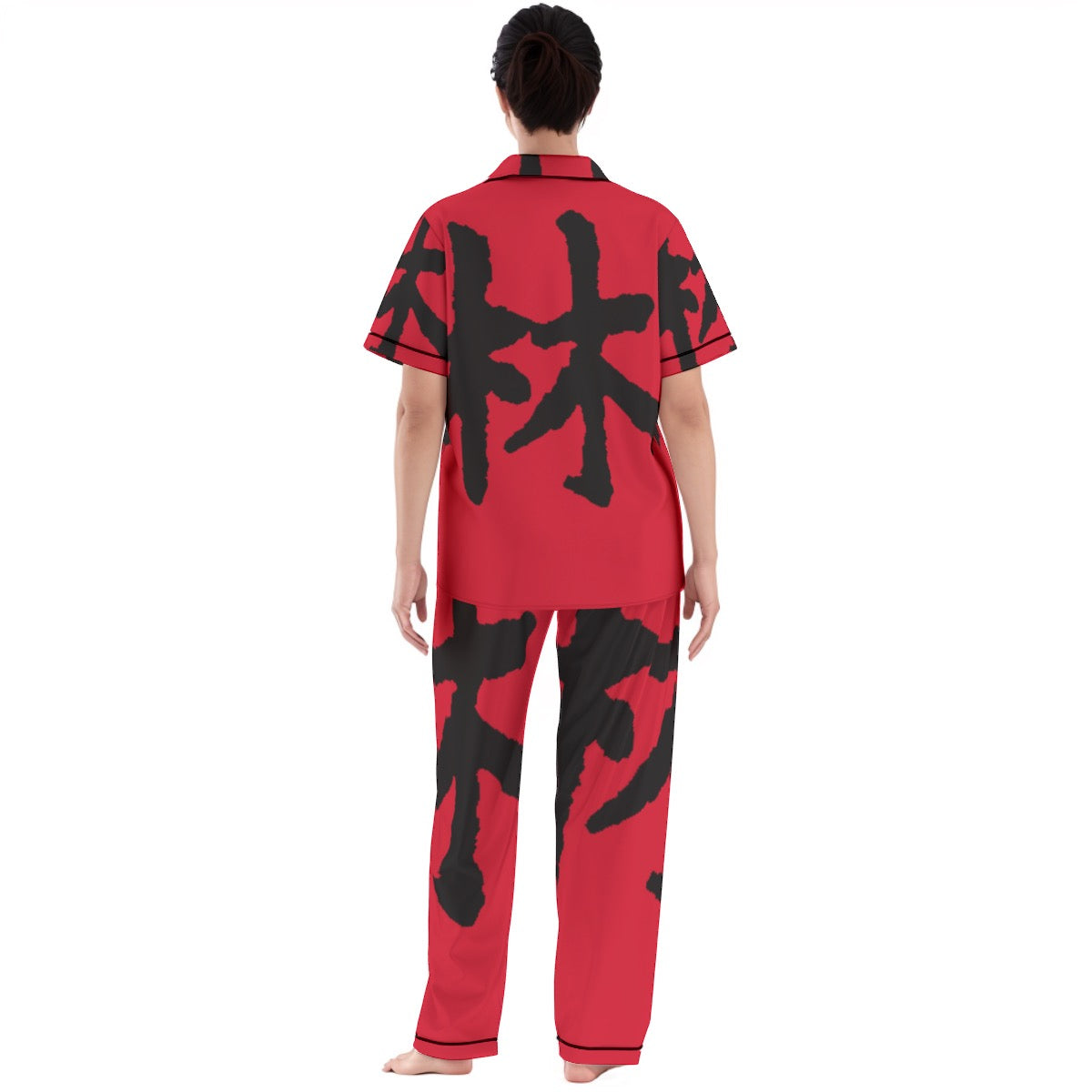 林 RED Ferno Women's Trousers Pajamas Set