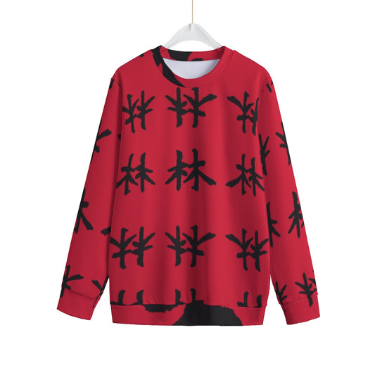 林 RED Ferno Print Women's Sweatshirt